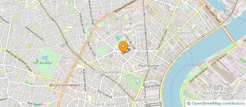 localisation de l'entreprise MONSIEUR ALAIN BARROUILLET  BORDEAUX