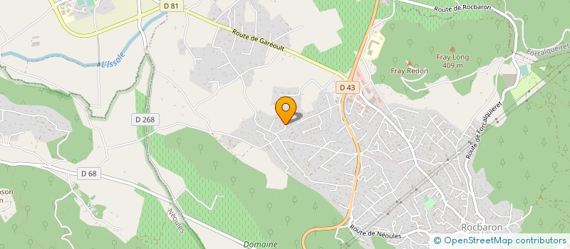 localisation de l'entreprise MONSIEUR ALAIN BARTH  ROCBARON