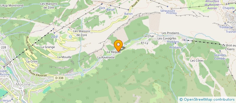 localisation de l'entreprise MONSIEUR ALAIN BARTHELEMY  MORZINE