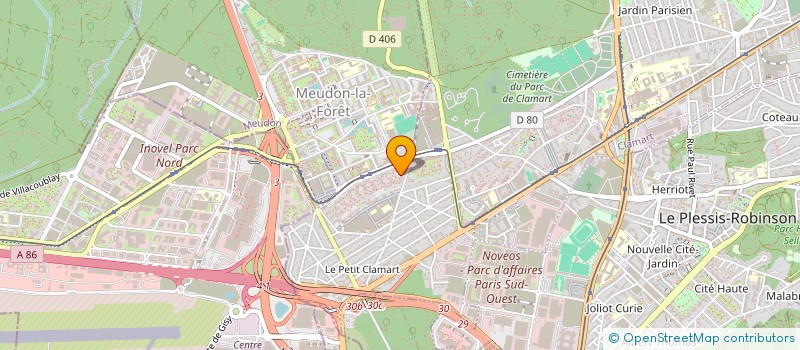 localisation de l'entreprise MONSIEUR ALAIN BARTOLY à CLAMART