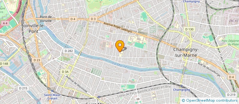 localisation de l'entreprise MONSIEUR ALAIN BARUGEL  CHAMPIGNY-SUR-MARNE