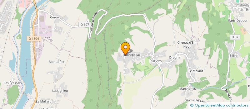 localisation de l'entreprise MONSIEUR ALAIN BARULEA  PARVES ET NATTAGES