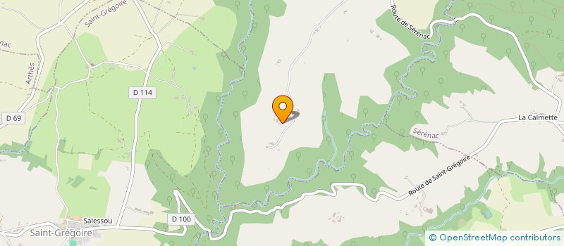 localisation de l'entreprise MONSIEUR ALAIN BASCOU  ANDOUQUE