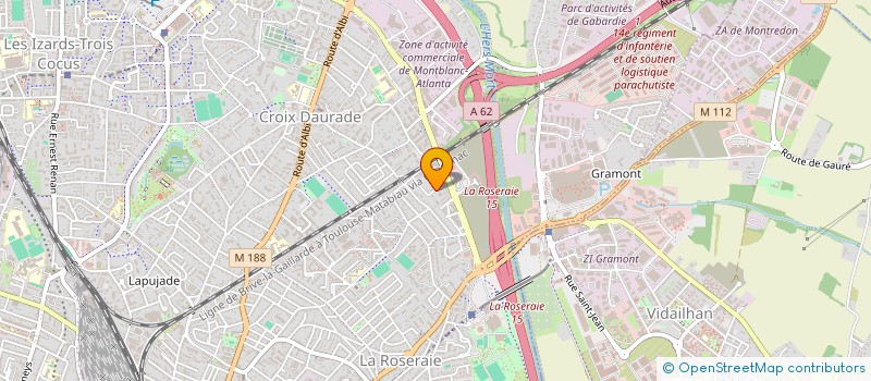 localisation de l'entreprise MONSIEUR ALAIN BASILE  TOULOUSE