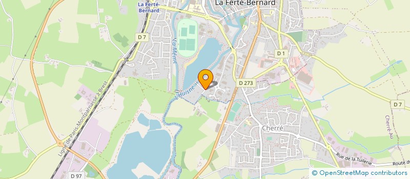 localisation de l'entreprise MONSIEUR ALAIN BASTARD  CHERRE-AU