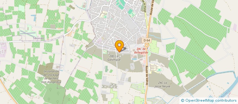 localisation de l'entreprise MONSIEUR ALAIN BATOG  SERIGNAN