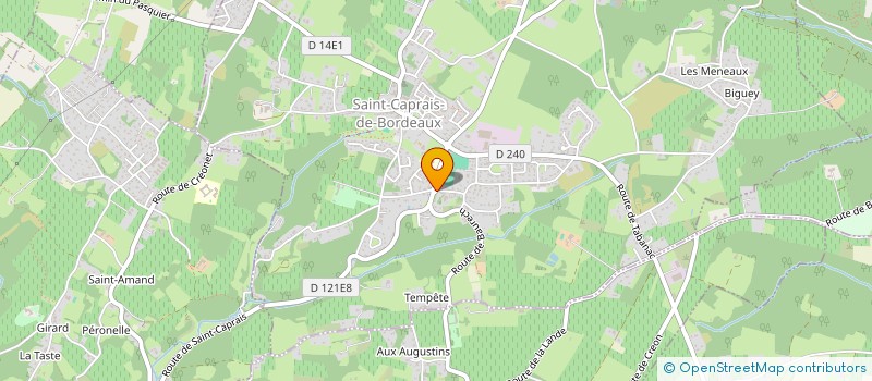 localisation de l'entreprise MONSIEUR ALAIN BATTESTI  SAINT-CAPRAIS-DE-BORDEAUX