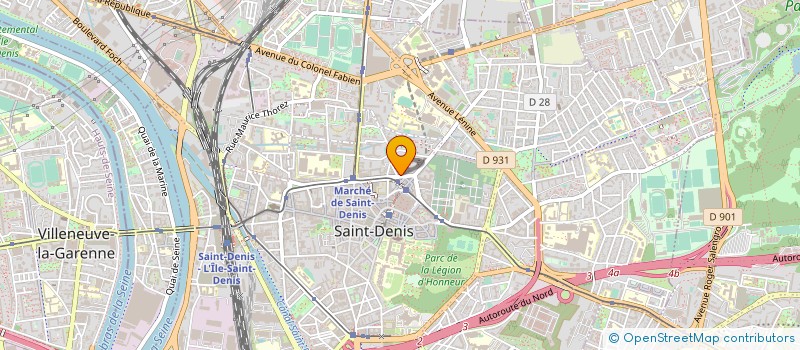 localisation de l'entreprise MONSIEUR ALAIN BATUT à SAINT-DENIS