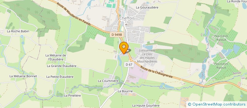 localisation de l'entreprise MONSIEUR ALAIN BATY  CHEFFOIS