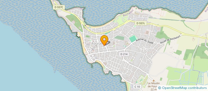 localisation de l'entreprise MONSIEUR ALAIN BAUBET  FOURAS