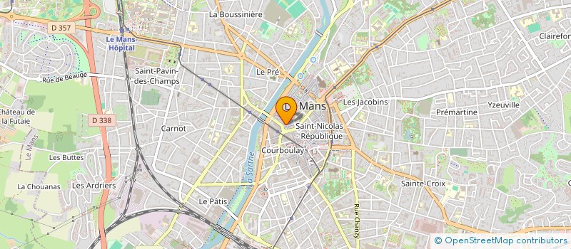 localisation de l'entreprise MONSIEUR ALAIN BAUDOUIN à LE MANS