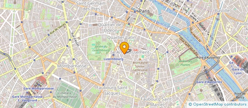 localisation de l'entreprise MONSIEUR ALAIN BAUDRY  PARIS