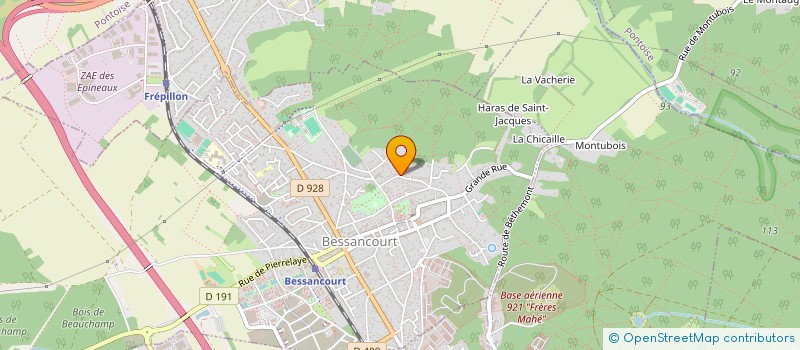 localisation de l'entreprise MONSIEUR ALAIN BAUER-MORVAN à BESSANCOURT