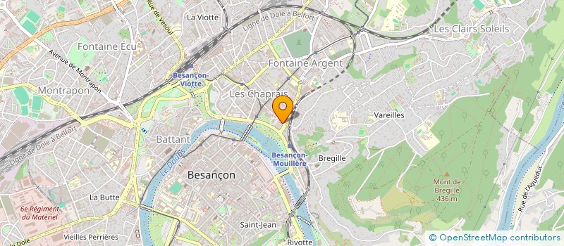 localisation de l'entreprise MONSIEUR ALAIN BAUFLE à BESANCON