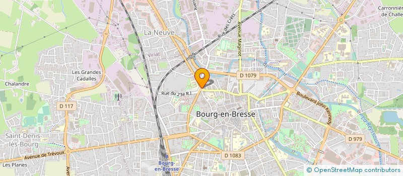 localisation de l'entreprise MONSIEUR ALAIN BAULAND à BOURG-EN-BRESSE