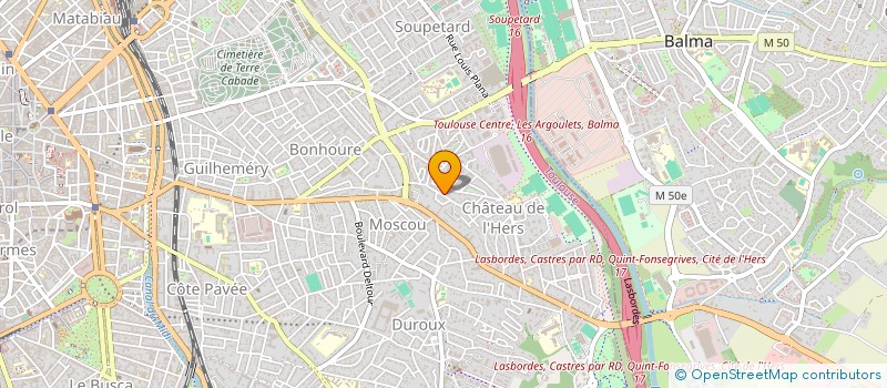 localisation de l'entreprise MONSIEUR ALAIN BAUX à TOULOUSE
