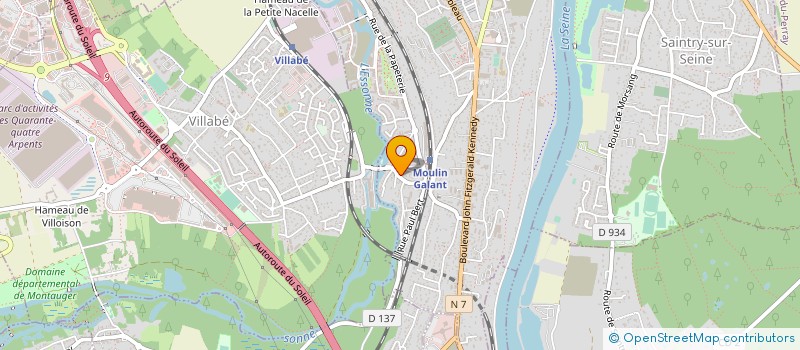 localisation de l'entreprise MONSIEUR ALAIN BAYARD à CORBEIL-ESSONNES