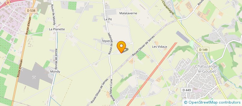 localisation de l'entreprise MONSIEUR ALAIN BAYARD à CHATUZANGE-LE-GOUBET