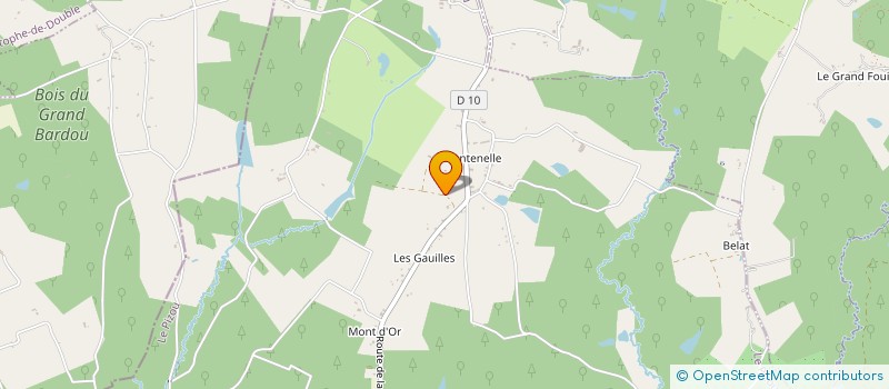 localisation de l'entreprise MONSIEUR ALAIN BAYLET  MONTPON-MENESTEROL