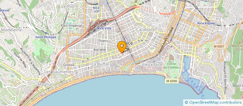 localisation de l'entreprise MONSIEUR ALAIN BAYLON  NICE