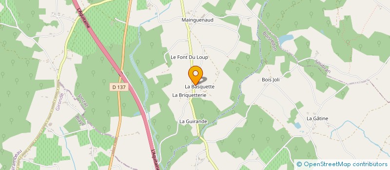 localisation de l'entreprise MONSIEUR ALAIN BEAU  MIRAMBEAU