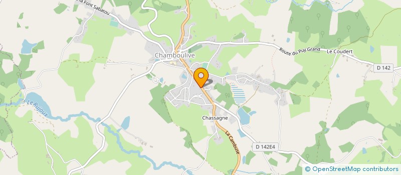 localisation de l'entreprise MONSIEUR ALAIN BEAUCHET à CHAMBOULIVE