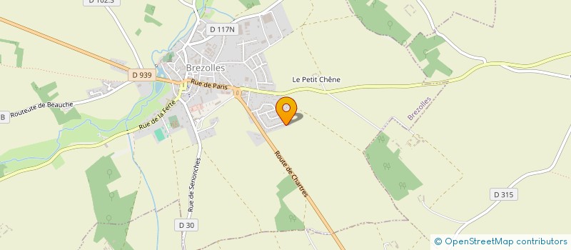 localisation de l'entreprise MONSIEUR ALAIN BEAUDOUX à BREZOLLES