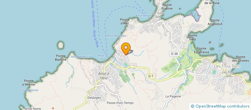 localisation de l'entreprise MONSIEUR ALAIN BEAUJAULT à LES TROIS-ILETS