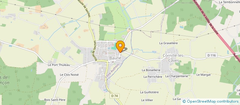 localisation de l'entreprise MONSIEUR ALAIN BEAUPERIN  LOIRE-AUTHION