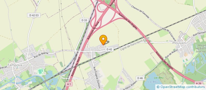 localisation de l'entreprise MONSIEUR ALAIN BEAURAIN  RUX