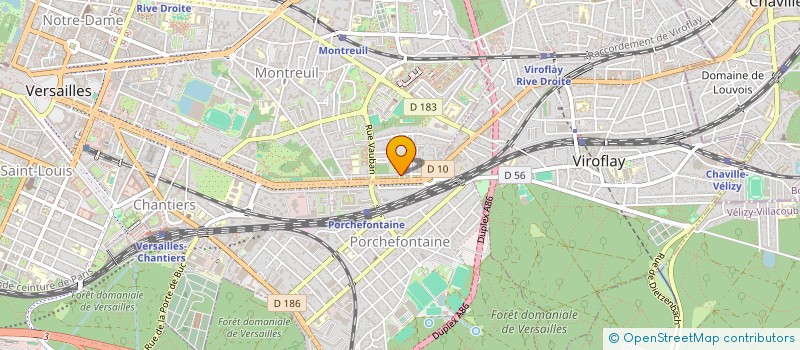 localisation de l'entreprise MONSIEUR ALAIN BEBON  VERSAILLES