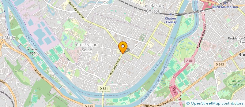 localisation de l'entreprise MONSIEUR ALAIN BECKER  CROISSY-SUR-SEINE