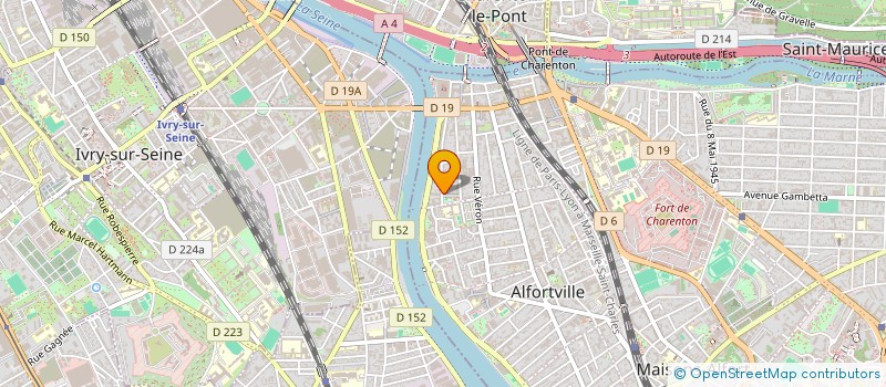 localisation de l'entreprise MONSIEUR ALAIN BECKER à ALFORTVILLE