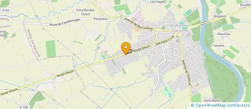 localisation de l'entreprise MONSIEUR ALAIN BEDOUCH  VERDUN-SUR-GARONNE