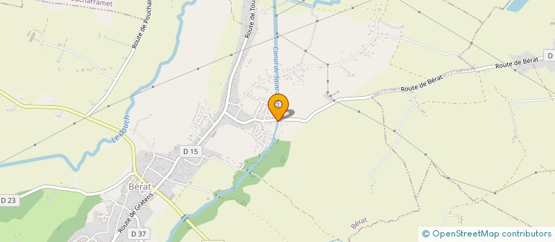 localisation de l'entreprise MONSIEUR ALAIN BEDRY  BERAT