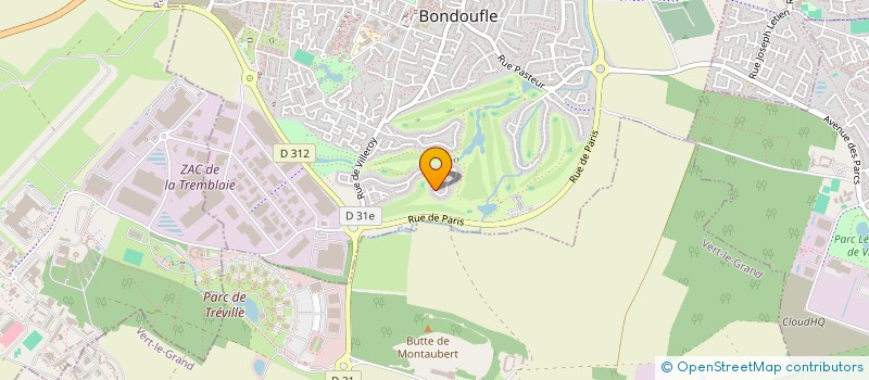 localisation de l'entreprise MONSIEUR ALAIN BEGUE à BONDOUFLE