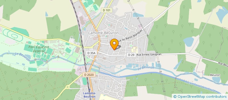 localisation de l'entreprise MONSIEUR ALAIN BEIGNET à LAMOTTE-BEUVRON