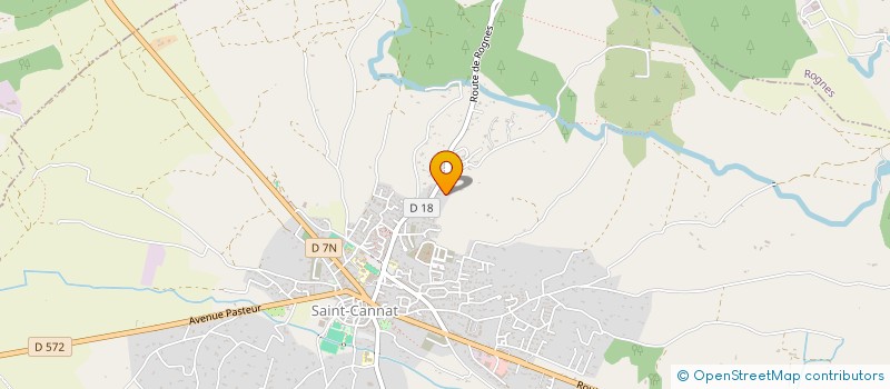 localisation de l'entreprise MONSIEUR ALAIN BEKDEMURIAN  SAINT-CANNAT