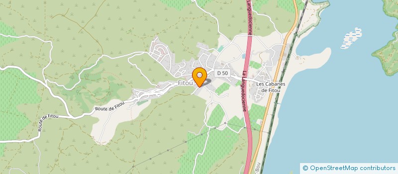 localisation de l'entreprise MONSIEUR ALAIN BELDA  FITOU