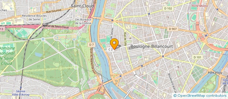 localisation de l'entreprise MONSIEUR ALAIN BELDI  BOULOGNE-BILLANCOURT
