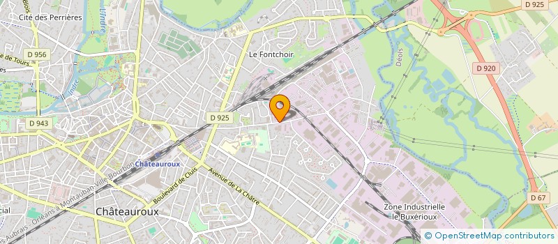 localisation de l'entreprise MONSIEUR ALAIN BELLANGER à CHATEAUROUX