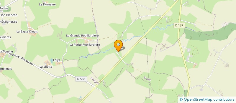 localisation de l'entreprise MONSIEUR ALAIN BELLAY  ERNEE