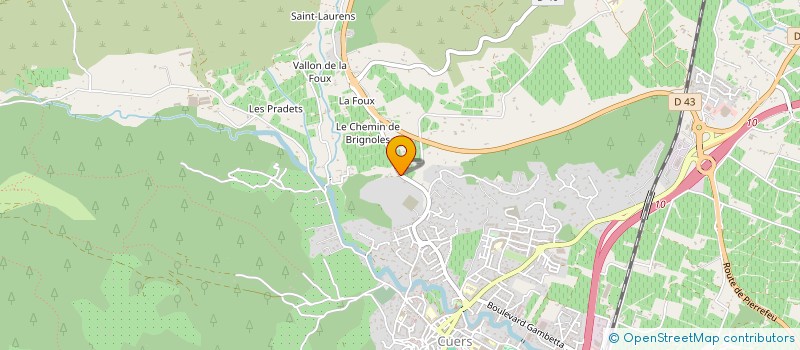 localisation de l'entreprise MONSIEUR ALAIN BEME  CUERS