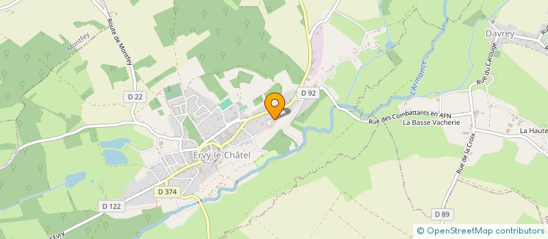 localisation de l'entreprise MONSIEUR ALAIN BENAERENS  CHAOURCE