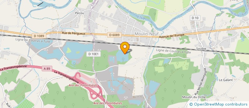 localisation de l'entreprise MONSIEUR ALAIN BENAIS  ST MARTIAL D ARTENSET