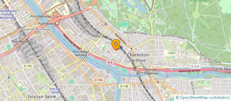 localisation de l'entreprise MONSIEUR ALAIN BENAROUS  CHARENTON-LE-PONT