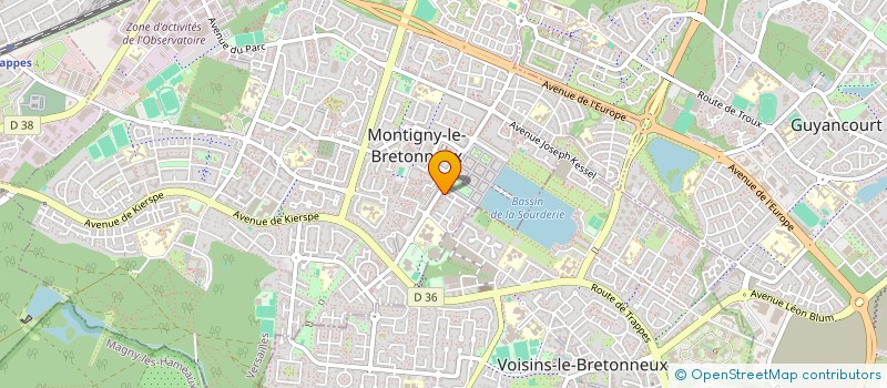 localisation de l'entreprise MONSIEUR ALAIN BENHAIM à MONTIGNY-LE-BRETONNEUX