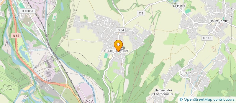 localisation de l'entreprise MONSIEUR ALAIN BERARD à CHAMPAGNIER