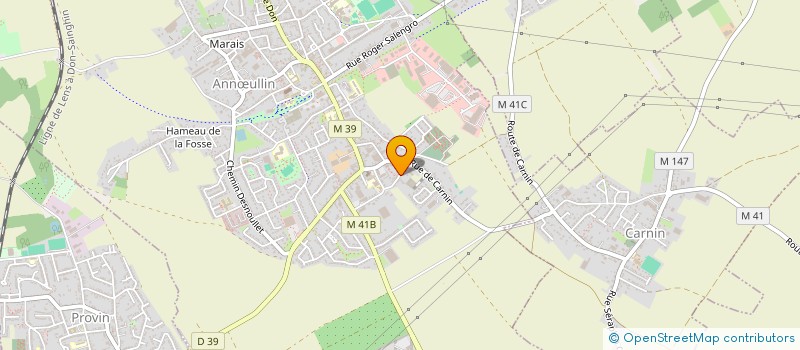 localisation de l'entreprise MONSIEUR ALAIN BERAUD  ANNULLIN