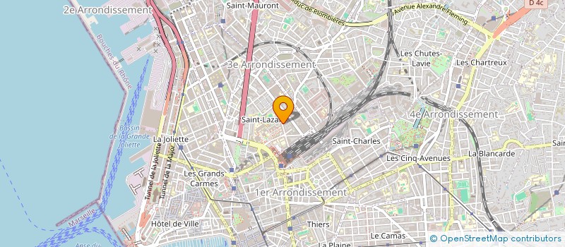 localisation de l'entreprise MONSIEUR ALAIN BERE à MARSEILLE